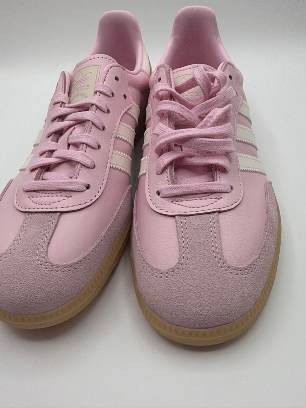 Adidas Samba OG J Youth Size 6.5 Pink White New Without Tags